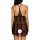 Sexy lace sheer open-front sleep dress for women, plus size romantic nightwear, elegant lingerie sleepwear.