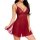 Sexy lace sheer sleep dress set featuring adjustable straps, perfect for plus-size comfort and elegance.