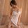 Soft and charming sexy lace sheer sleep dress - seductive lingerie pajama set for women, pure & tempting nightwear