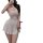 Woman wearing purple lace sleep dress with sheer mesh and adjustable straps, elegant erotic lingerie for women.