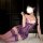 Sexy lace sleep set for women featuring sheer transparent design, perfect for seductive nightgowns with role play appeal.