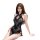 Sexy lace sleepwear for women featuring a seductive silk-like design, perfect for romantic bedroom lingerie and summer flirty...