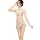 Sexy lace split costume set featuring vintage-inspired mesh cheongsam with floral embroidery, romantic role play lingerie.