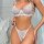Sexy lace trim bodysuit featuring a slim fit design with a cross-border crop top and matching bra set, perfect for party wear...