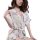 Sexy lace-trimmed sheer chiffon robe featuring floral print, deep v-neckline, and tie belt design, perfect for womens sensual...