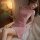Elegant pink cheongsam sleep dress with lace trim and floral jacquard detail, featuring a split hem design for a stylish look...