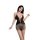 Sexy leopard print lace bodysuit featuring latin dance costume with shimmering fringe and sparkle details.