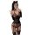 Sexy leopard print lingerie set featuring lace bodysuit and strap top, perfect for role play and cosplay with playful design ...