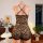 Sexy leopard print two-piece sleepwear set featuring high-slit top and shorts, perfect for women seeking trendy lingerie outf...