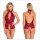 Red lace open-crotch bodysuit with halter neck and back tie, sexy lingerie for amazon, factory direct erotic sleepwear.