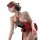Sexy lingerie night dress with lace and tie-up design, revealing chest area, perfect for flirting and maid outfits.