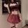 Sexy lingerie set - seductive jk schoolgirl outfit with bow & pleated skirt, no-remove pure temptation ensemble