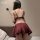 Sexy lingerie set - seductive jk schoolgirl outfit with bow & pleated skirt, no-remove pure temptation ensemble