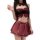 Sexy lingerie set - seductive jk schoolgirl outfit with bow & pleated skirt, no-remove pure temptation ensemble