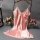 Pink satin lace cami lingerie sleepwear for women, elegant and sexy, displayed on a hanger with floral decor.