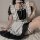 Sexy lolita maid costume dress set - cosplay outfit with matching underwear, discreet shipping