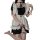 Sexy lolita maid costume dress set - cosplay outfit with matching underwear, discreet shipping
