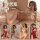 Sexy maid costume lingerie set - lace open-crotch sleepwear for women, christmas & qq role play outfit