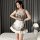 Sexy maid costume lingerie set - pure temptation lace sleepwear outfit by qqny, featuring a plaid dress with lace details and...