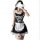 Sexy maid costume lingerie set - seductive bedroom sleepwear outfit, no-remove temptation ensemble for adults