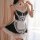Sexy maid costume lingerie set - sheer mesh strapless sleepwear outfit for cosplay & role play, featuring lace details and a ...