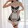 Sexy maid costume lingerie set - sheer mesh strapless sleepwear outfit for cosplay & role play