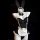 Sexy maid costume lingerie set featuring underwire push-up bra and matching sleepwear, complete with bunny ears and bow tie a...