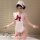 Sexy maid costume set featuring sheer stockings and sleepwear, perfect for seductive chef or housemaid outfits with no-remove...