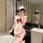 Sexy maid costume set featuring sheer stockings and sleepwear, perfect for seductive chef or housemaid outfits.