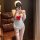 Sexy maid costume set - seductive lace french maid outfit with apron & matching sleepwear