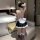 Sexy maid costume set - seductive lingerie sleepwear outfit for role play & bedroom fun, featuring a black and white design w...