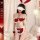 Sexy maid costume for women - christmas bunny girl role play outfit, naughty lingerie set with thong & bow headband