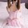 Sexy maid costume for women featuring cute and alluring pink sleepwear set with ruffled details, perfect for seductive bedroo...