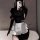 Sexy maid costume for women featuring devil girl chinese style split qipao outfit, perfect for nightclub and cosplay, with a ...