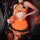 Sexy maid costume set for women – halloween cosplay lingerie outfit, flirty & stylish european-style uniform featuring an ora...