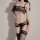 Sexy maid costume for women featuring lace lingerie set with open-crotch design, perfect for role play.