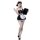 Sexy maid costume set for women – lace sleep dress & matching underwear, cute qqny style