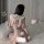 Sexy maid costume set for women featuring seductive lingerie thong outfit with removable elements, perfect for role play.