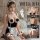 Sexy maid costume for women - seductive open-crotch sleepwear set, couples play lingerie outfit featuring steel belt & lace-u...