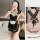 Sexy maid costume for women featuring a no-remove lace apron with open-crotch design, perfect for adult entertainment.