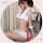 Sexy maid costume for women featuring a white ruffled top and skirt with red bows, perfect for seductive no-remove sleepwear ...