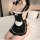Sexy maid costume for women featuring a seductive no-remove lace apron outfit with an open-crotch design, perfect for bold fa...