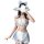 Sexy maid costume for women featuring lace skirt and bar outfit, perfect for seductive role play with charming details.