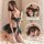 Sexy maid costume for women - sheer lingerie set, featuring elegant sheer details and playful design elements.