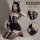 Sexy maid costume for women - small-bust lingerie set, naughty cat-themed sleepwear & bedroom play outfit