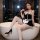 Sexy maid costume for women featuring steel-boned push-up lingerie set, cute and flirty sleepwear outfit with lace details.