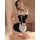 Sexy maid costume set for women featuring steel-boned push-up lingerie and playful cosplay sleepwear outfit with lace details...