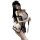 Sexy maid-themed lingerie set featuring lace details and sheer fabric, perfect for seductive bedroom costumes with removable ...