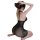 Sexy nightclub bodycon dress - sheer seductive lingerie set for role play & bedroom wear