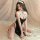 Sexy nun costume set - lacy role play sleepwear with high slit & cutout design for cosplay & intimate nights